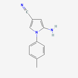 5-amino-1-(4-methylphenyl)-1H-pyrrole-3-carbonitrile