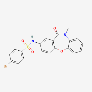 4-bromo-N-(10-methyl-11-oxo-10,11-dihydrodibenzo[b,f][1,4]oxazepin-2-yl)benzenesulfonamide