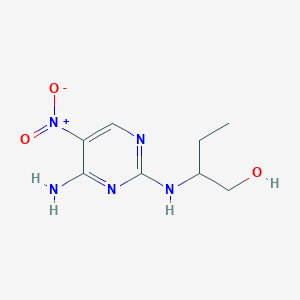 2-((4-Amino-5-nitropyrimidin-2-yl)amino)butan-1-ol
