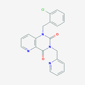 1-(2-chlorobenzyl)-3-(pyridin-2-ylmethyl)pyrido[3,2-d]pyrimidine-2,4(1H,3H)-dione