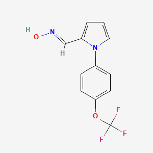 1-[4-(trifluoromethoxy)phenyl]-1H-pyrrole-2-carbaldehyde oxime