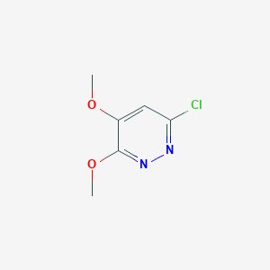 molecular formula C6H7ClN2O2 B2373572 6-Chloro-3,4-dimethoxypyridazine CAS No. 2096-21-1