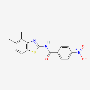 N-(4,5-dimethyl-1,3-benzothiazol-2-yl)-4-nitrobenzamide