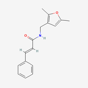 molecular formula C16H17NO2 B2373626 N-((2,5-dimethylfuran-3-yl)methyl)cinnamamide CAS No. 1351663-97-2