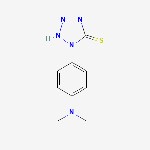 molecular formula C9H11N5S B2373634 1-[4-(二甲基氨基)苯基]-2H-四唑-5-硫酮 CAS No. 56610-80-1