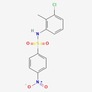 N-(3-chloro-2-methylphenyl)-4-nitrobenzenesulfonamide