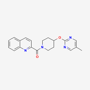 [4-(5-Methylpyrimidin-2-yl)oxypiperidin-1-yl]-quinolin-2-ylmethanone