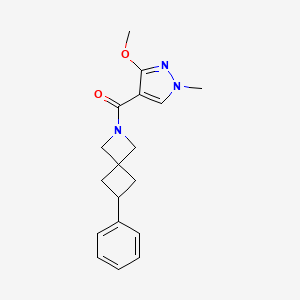 (3-Methoxy-1-methylpyrazol-4-yl)-(6-phenyl-2-azaspiro[3.3]heptan-2-yl)methanone