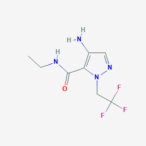 4-Amino-N-ethyl-1-(2,2,2-trifluoroethyl)-1H-pyrazole-5-carboxamide