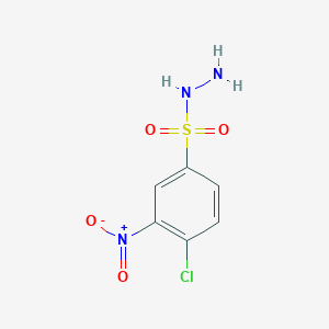 molecular formula C6H6ClN3O4S B2373720 4-氯-3-硝基苯磺酰肼 CAS No. 6655-80-7