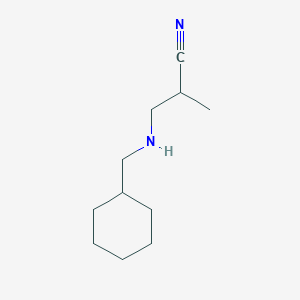 3-(Cyclohexylmethylamino)-2-methylpropanenitrile