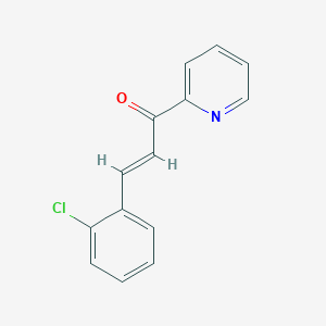 (E)-3-(2-Chlorophenyl)-1-(pyridin-2-yl)prop-2-en-1-one