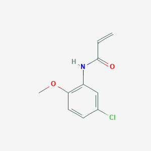 molecular formula C10H10ClNO2 B2373787 N-(5-氯-2-甲氧基苯基)丙-2-烯酰胺 CAS No. 1156159-63-5