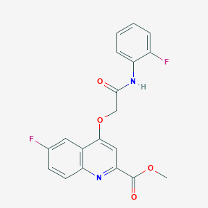 molecular formula C19H14F2N2O4 B2373790 4-{[3-(4-乙基苯基)-3H-咪唑并[4,5-b]吡啶-2-基]甲基}-N-(3-甲氧基丙基)哌嗪-1-甲酰胺 CAS No. 1359390-90-1