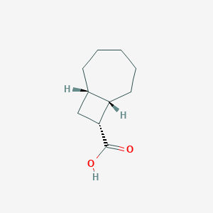 molecular formula C10H16O2 B2373793 (1S,7S,8R)-Bicyclo[5.2.0]nonane-8-carboxylic acid CAS No. 2287249-34-5