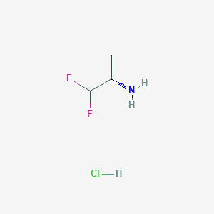 molecular formula C3H8ClF2N B2373795 (S)-1,1-Difluoropropan-2-amine hydrochloride CAS No. 2287236-82-0