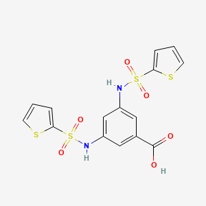 3,5-Bis(thiophene-2-sulfonamido)benzoic acid