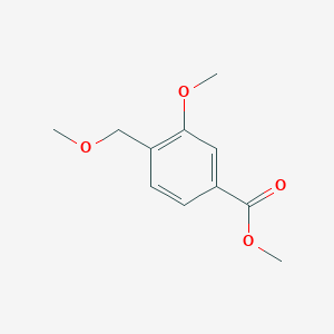 molecular formula C11H14O4 B2373809 Methyl 3-methoxy-4-(methoxymethyl)benzoate CAS No. 2117108-58-2