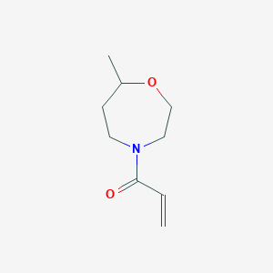 molecular formula C9H15NO2 B2373842 1-(7-Methyl-1,4-oxazepan-4-yl)prop-2-en-1-one CAS No. 2285614-19-7
