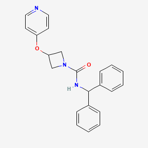 N-Benzhydryl-3-pyridin-4-yloxyazetidine-1-carboxamide