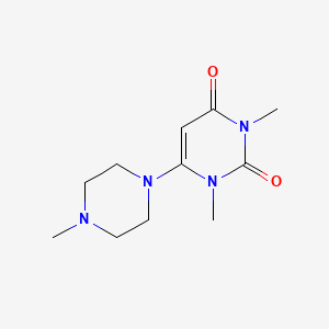 1,3-dimethyl-6-(4-methylpiperazino)-2,4(1H,3H)-pyrimidinedione