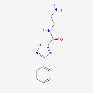 N-(2-aminoethyl)-3-phenyl-1,2,4-oxadiazole-5-carboxamide