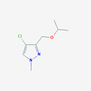 4-chloro-3-(isopropoxymethyl)-1-methyl-1H-pyrazole