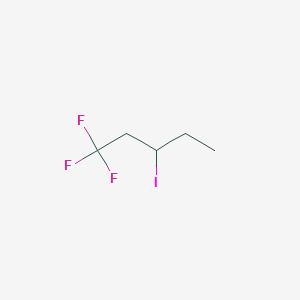 molecular formula C5H8F3I B2373945 1,1,1-三氟-3-碘戊烷 CAS No. 75121-39-0
