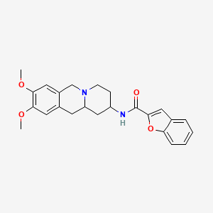 N-(8,9-Dimethoxy-1,3,4,6,11,11A-hexahydro-2H-benzo[B]quinolizin-2-YL)-benzofuran-2-carboxamide