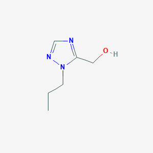 molecular formula C6H11N3O B2374044 (2-Propyl-2H-[1,2,4]triazol-3-YL)-methanol CAS No. 202931-85-9