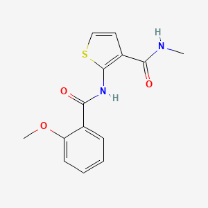 2-(2-methoxybenzamido)-N-methylthiophene-3-carboxamide