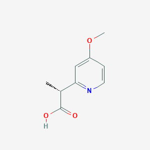 (2R)-2-(4-Methoxypyridin-2-yl)propanoic acid