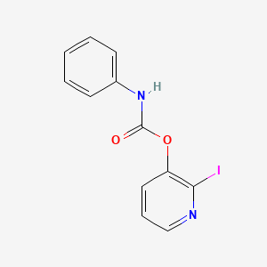 molecular formula C12H9IN2O2 B2374074 2-iodo-3-pyridinyl N-phenylcarbamate CAS No. 339009-24-4