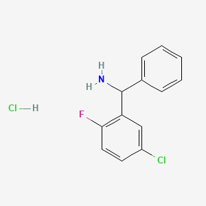 (5-Chloro-2-fluorophenyl)-phenylmethanamine;hydrochloride