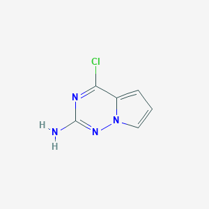 4-Chloropyrrolo[2,1-f][1,2,4]triazin-2-amine