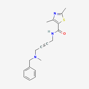 N-(4-(benzyl(methyl)amino)but-2-yn-1-yl)-2,4-dimethylthiazole-5-carboxamide