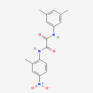 molecular formula C17H17N3O4 B2374151 N1-(3,5-二甲基苯基)-N2-(2-甲基-4-硝基苯基)草酰胺 CAS No. 941963-86-6