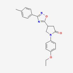 1-(4-Ethoxyphenyl)-4-(3-(p-tolyl)-1,2,4-oxadiazol-5-yl)pyrrolidin-2-one