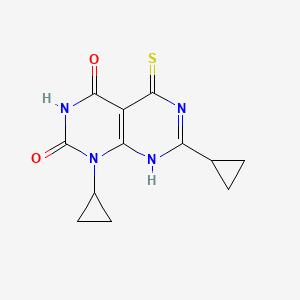 1,7-dicyclopropyl-5-mercaptopyrimido[4,5-d]pyrimidine-2,4(1H,3H)-dione