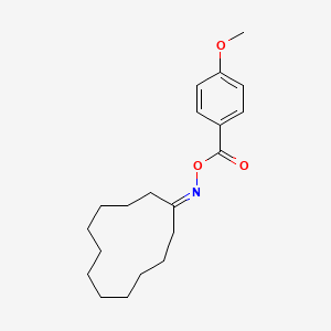 (Cyclododecylideneamino) 4-methoxybenzoate