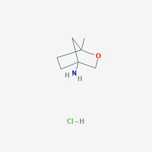 1-Methyl-2-oxabicyclo[2.2.1]heptan-4-amine;hydrochloride