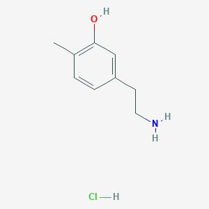 5-(2-Aminoethyl)-2-methylphenol;hydrochloride