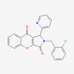2-(2-Chlorobenzyl)-1-(pyridin-2-yl)-1,2-dihydrochromeno[2,3-c]pyrrole-3,9-dione