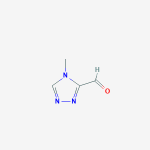 molecular formula C4H5N3O B2374293 4-Méthyl-4H-1,2,4-triazole-3-carbaldéhyde CAS No. 138624-57-4