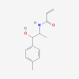N-[1-Hydroxy-1-(4-methylphenyl)propan-2-yl]prop-2-enamide