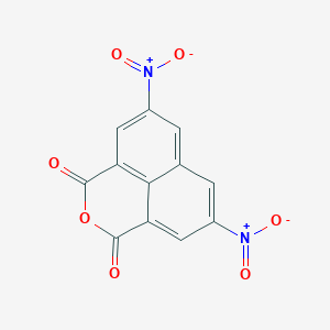 molecular formula C12H4N2O7 B023744 5,8-二硝基-1H,3H-苯并[de]异色chromene-1,3-二酮 CAS No. 3807-80-5