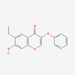 6-ethyl-7-hydroxy-3-phenoxy-4H-chromen-4-one