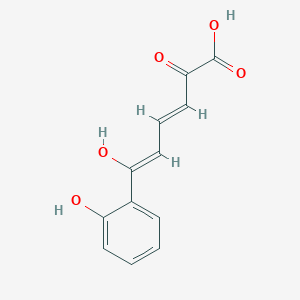 2-Hydroxy-6-oxo-6-(2-hydroxyphenyl)hexa-2,4-dienoate