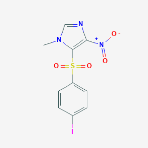 1H-Imidazole, 5-((4-iodophenyl)sulfonyl)-1-methyl-4-nitro-