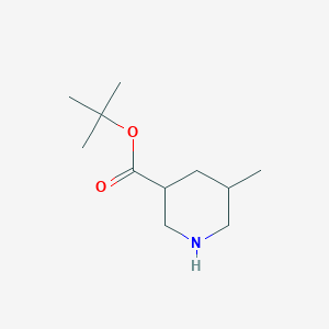 molecular formula C11H21NO2 B2374742 Tert-butyl 5-methylpiperidine-3-carboxylate CAS No. 1909316-05-7